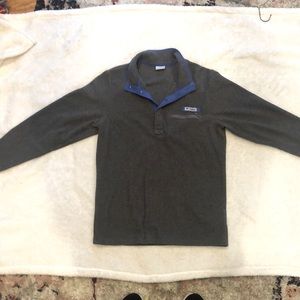 Columbia charcoal Gray pullover size medium